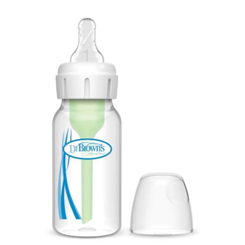 Dr. Brown's Anti-Colic Options  Narrow Baby Bottle, 4oz small