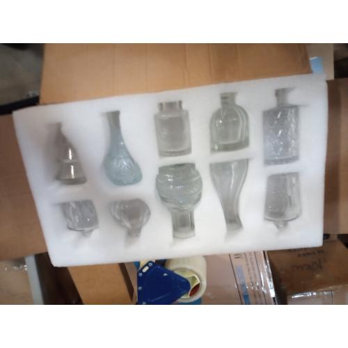 RUCKAE Small Clear Bud Vases Bulk 22 Pack Mini Flower Glass Vases for Centerpiece Table Wedding Decorations Home Decor Party(Transparent)