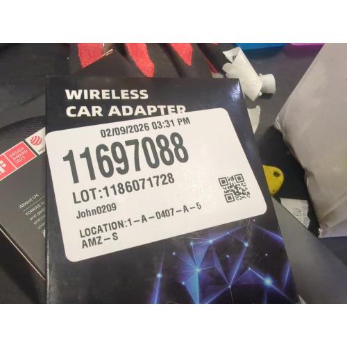 Mini Wireless Carplay Adapter for iPhone - Carplay Wireless Adapter Car Play Dongle Bluetooth, Compatible with iPhone iOS 10 , [2025 Upgraded] Silver