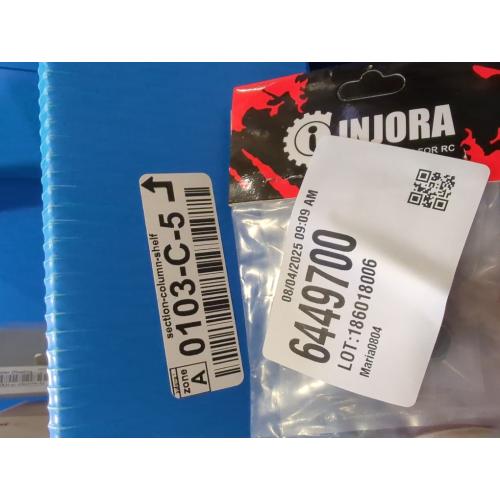 INJORA Brass Front Steering Knuckles Black RC Counterweights for 1/24 RC Crawler Axial SCX24 AX24