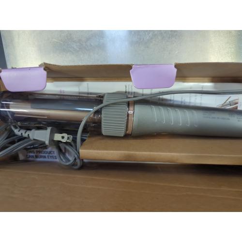 INFINITI PRO CONAIR Curl Secret Automatic Curling Iron, ¾-inch Curling Iron Barrel, Automatic Hair Curler for All Hair Types and Lengths, Dual Voltage for Worldwide Travel, Gray/Gold