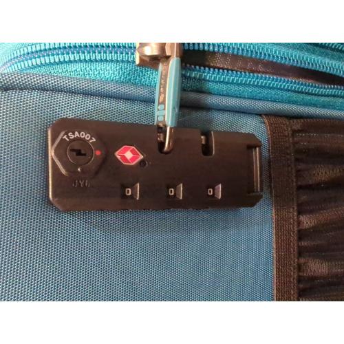 Hanke 16 Inch Underseat Carry On Luggage with Wheels Small Suitcase Softside Luggage Bags for Travel Lightweight Suitcases with Wheels Travel Luggage Personal Item for Men and Women(Caribbean Blue)