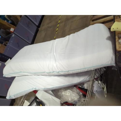 Linenspa Two Pack Shredded Gel Memory Foam Pillow, Standard Size – Cooling Bed Pillow – Soft and Supportive – Side, Stomach, and Back Sleepers – Pack of 2 – CertiPur Certified