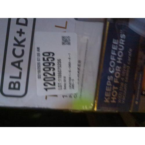 BLACK DECKER 12 Cup Thermal Drip Coffee Maker Programmable