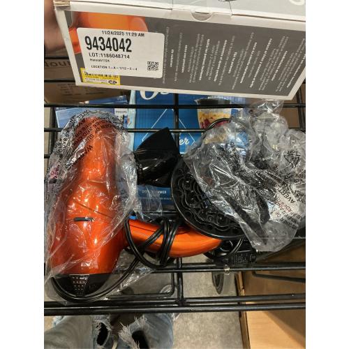 INFINITIPRO BY CONAIR Hair Dryer, 1875W Salon Performance AC Motor Hair Dryer, Conair Blow Dryer, Orange