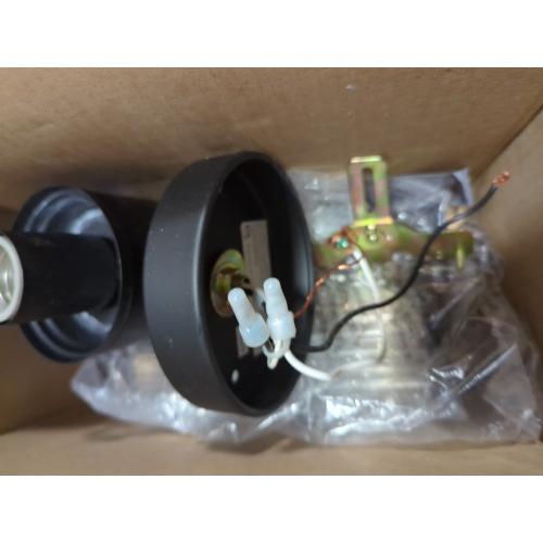 allen   roth Modesto 5-in 2-Light Matte Black Modern/Contemporary Vanity Light