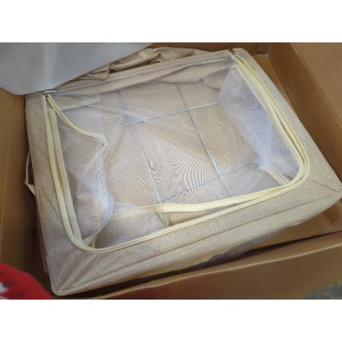 66L Large Cashmere Sweater Storage Bags | With 2 Bags of Natural Cedar Ball | Breathable Cashmere Garment Bag for Merino Wool/Knit Sweater, Stackable Knitwear Wool Clothes Storage Organizer Pouch