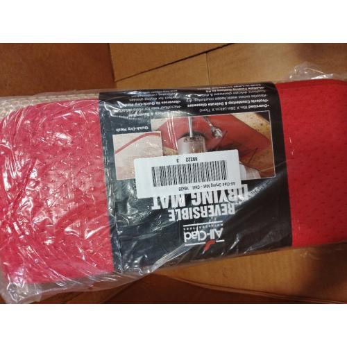 All-Clad Premium Reversible Dish Drying Mat for Kitchen: 16 x 28 Ultra-Absorbent, Long-Lasting, No Condensation, and Oversized for Large Pots and Pans - 3 Pack, Chili