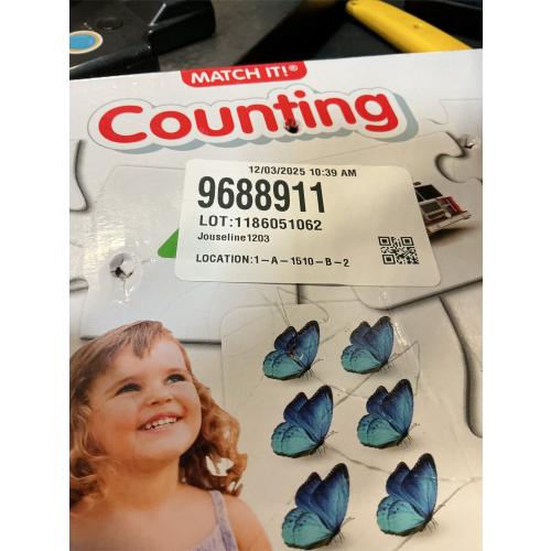 The Learning Journey: Match It! - Counting - 30 Piece Self-Correcting Number & Learn to Count Puzzle - Preschool Learning Toys - Award Winning Toys