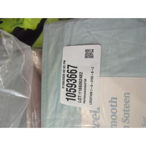 Nestwell Pima Cotton Sateen 500-Thread-Count Twin Sheet Set in Twilight Blue