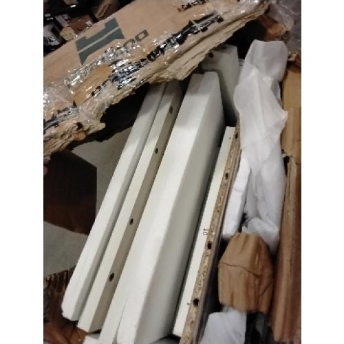 Hommpa 51 High Gloss TV Stand for TVs up to 59 LED Entertainment Center with 2 Storage Drawers