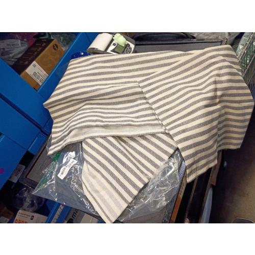 zokyer Striped beige and Gray Window Curtain Long Grey Boho Farmhouse Nursery Neutral Modern Simple Art Maximalist Mens Boys Cute Teen for Bedroom Living Room 2 Panels Rod Pocket Drapes