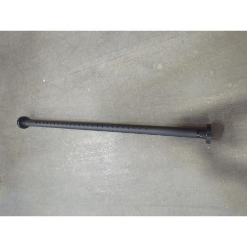 Adjustable Closet Rod, Telescopic Clothes Hanging Bar Punch Need, Heavy Duty Stainless Steel Curtains Bar for Cabinets Wardrobes Bathroom Balcony (Color : Black, Size : 28-43(0.7m-m-1.1m).