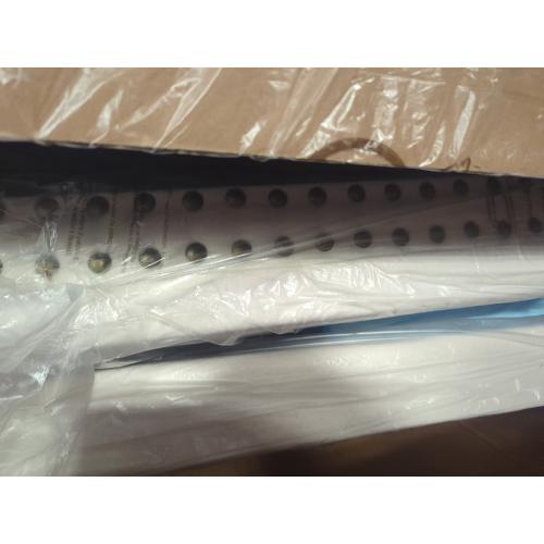 Size King Color White studded bed frame