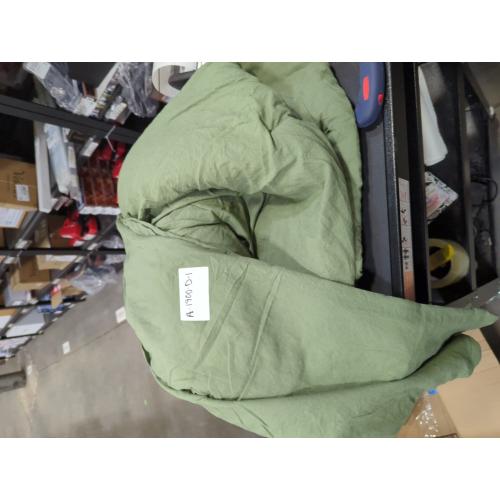 Size King..Covers 3 Piece (Olive Green,King) have pillows