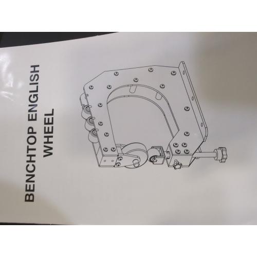 Blue KF5018 Professional Benchtop English Wheel 12 305mm Throat Dept Form up to 16 Ga 1.5mm Mild Steel 5 Dies with HRC35