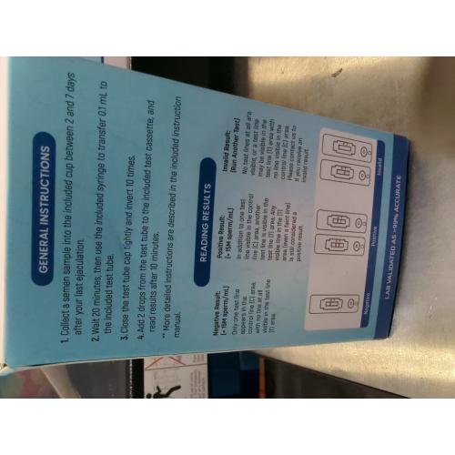 Sperm concentration test