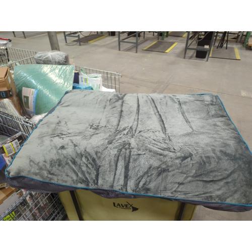 Bedsure Washable Dog Bed Medium Size Dog - 3 Inch Thicken Up to 45lbs Pet Mat Pillows with Removable Washable Cover, Grey