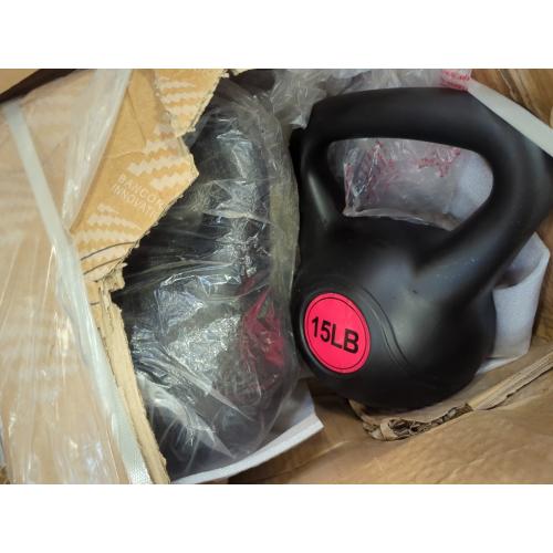 Fitvids Wide Grip 3-Piece or 4-Piece Kettlebell Exercise Fitness Weight Set, Include 5 lbs, 10 lbs, 15 lbs and 20 lbs, Set of 3 or Set of 4