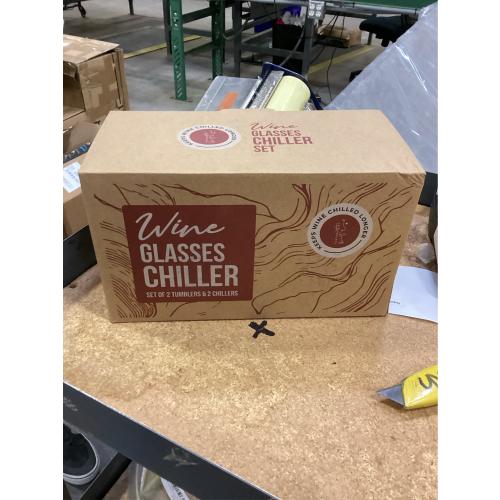 Gusto Nostro Marble Wine Chiller Bucket - 750ml Wine Bottle Cooler and Champagne Chiller for Party, Kitchen, Bar Cart Decor to Chill & Keep Bottles Cold with Unique Wine Lovers Gift Box (Black Zebra)