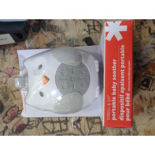 Skip Hop Portable Baby Sound Machine, Stroll & Go, Owl