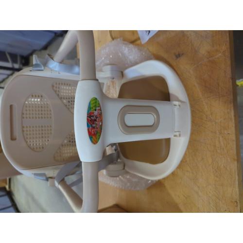 Rear Child Bike Seat, Back Mounted Kid's Bike Seat with Armrest Foot Pedals, Backrest Angle Adjustable, Rear Child Carrier Bike Chair for Children 1~8 Years, Load 66.14 lbs Coffee‼️incomplete‼️