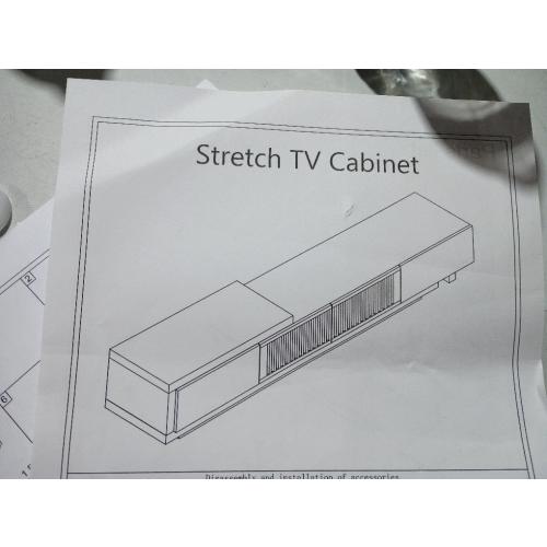 Mid-Century Modern Extendable TV Stand  ( 212 x 47 x 24cm )