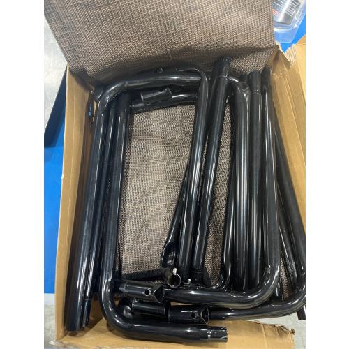 Veehoo Cooling Elevated Dog Bed, Raised Pet Cot with Guardrail & Slope Headrest, Durable Breathable Teslin Mesh, Non-Slip Feet, Washable Dog Couch Bed for Indoor & Outdoor, Large 47 x 32, Brown