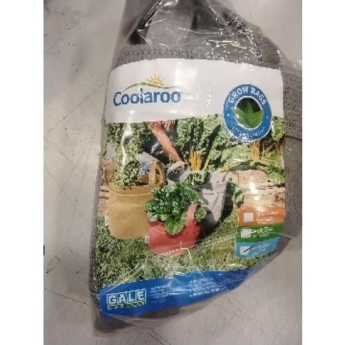 Coolaroo 3-PacK 2-GALLON GrOW Bags, Steel Grey