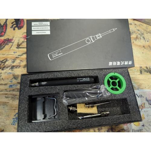 Cordless USB Soldering Iron Kit, 800mAh Battery, 3 Temperature Settings Soldering Iron Tool Kit for Home Appliance Repair, DIY