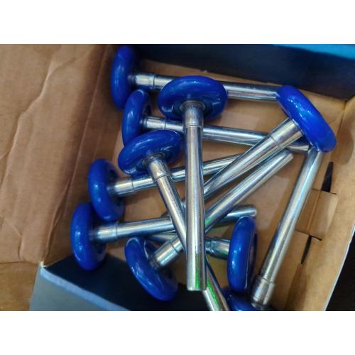 Garage Door Roller, Blue 1.8 Quiet Nylon Garage Door Wheels 4 Stem for Garage Track Replacement with Premium Sealed 11 Ball Bearing, 10 Packs