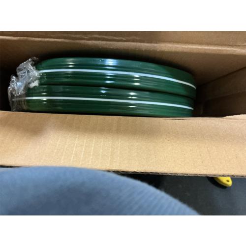 Watoo 2025 Sprinkler Hose & Soaker Hose for Yard - 50 FT Reinforced Flat Garden Hose with Holes, Heavy Duty No-Kink Lawn Irrigation Hose (Includes Stakes, High Pressure Spray)