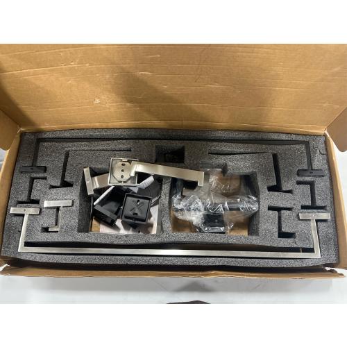 10-Pieces Matte Black Bathroom Accessories Set, 23.6 Inch Bath Towel Bar Set, SUS 304 Stainless Steel Bathroom Hardware Set, Towel Racks for Bathroom Wall Mounted.