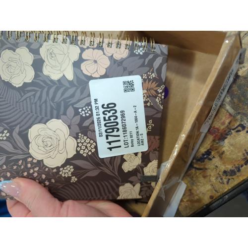 2026 Planner, Weekly and Monthly Calendar Planner for Women, Jan 2026 - Dec 2026, Hardcover Planning Agenda book with Tabs, Spiral Bound, Inner Pocket, Perfect for School Office Supplies, 6.3 x 8.5 - Wild Rose