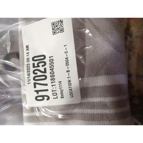 All-Clad Striped Dual Kitchen Towel in Titanium