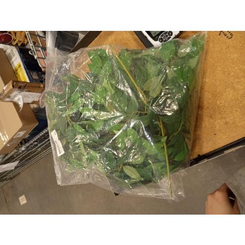 24Pcs Artificial Italian Ruscus Greenery Stems, Faux Green Leaf Garland Branches Hanging Greenery Spray for Wedding Bouquet,Arch,Table Centerpieces， Balloon Arch and Home Decor (24)