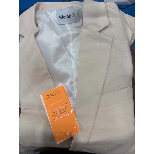 Men's Linen Suits 2 Piece Casual Regular Fit Linen Blazer Jacket and Pants for Summer Beach Wedding