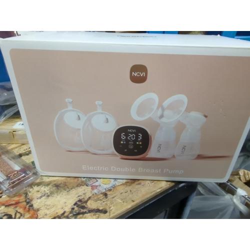 NCVI Electric Breast Pump 8132, Hospital-Grade -300mmHg, Micro-Vibration Comfort, 4 Modes · 9 Levels · 5 Speeds (180 Combos), 4400mAh Rechargeable, 17-24mm Fit, Quiet Portable Breast Pump