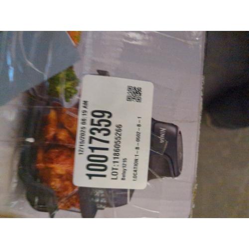 Ninja Crispi 4-in-1 Portable Glass Air Fryer Cooking System, 1500W, 4QT & 6-Cup TempWare Glass Containers with Storage Lids, Microwave, Freezer & Dishwasher Safe, Cyberspace Gray, FN101GY