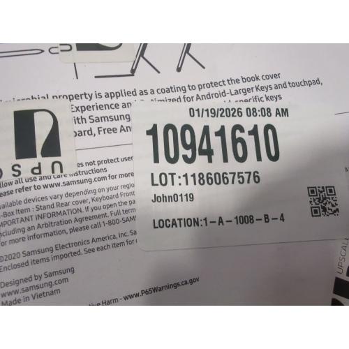 SAMSUNG Galaxy Tab S7  Keyboard, Black