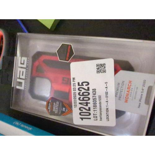 UAG - Monarch Series Hard Shell Case for iPhone 12 Mini - Crimson