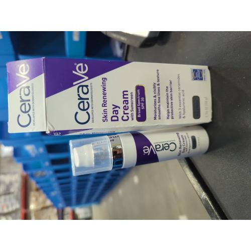 1.76oz CeraVe Anti-Aging Face Cream SPF 30, Anti-Wrinkle Retinol Cream with Hyaluronic Acid and Ceramides, 1.76 oz