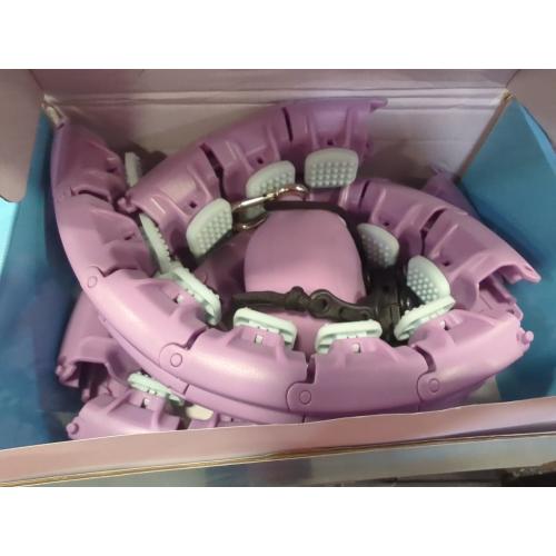 Size 47 Swiss Activa  S2 Infinity Hoop Plus Size with Ball - up to 47in - Weighted Hula Hoop for Women for Weight Loss Belt - Exercise Hoop - Smart Infinity H