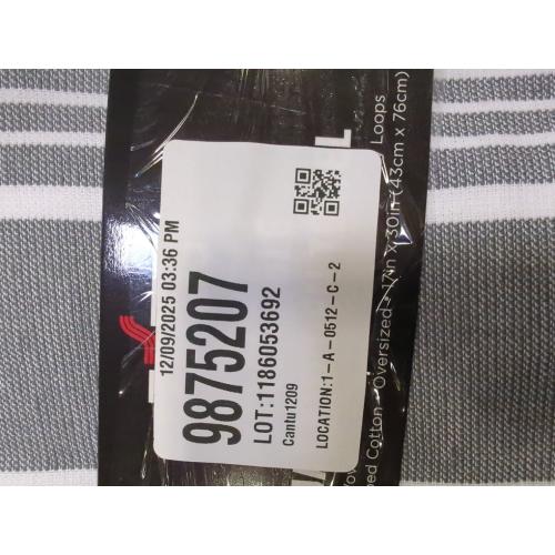 All-Clad Striped Dual Kitchen Towel in Pewter 3pk