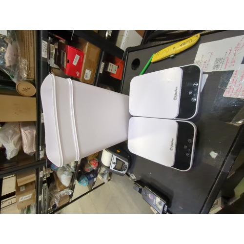 White 2 Pack Bathroom Trash Can Automatic Touchless Small Smart Trash Cans with Lid Slim Garbage Can for Kitchen, Toilet, Bedroom, RV, Living Room