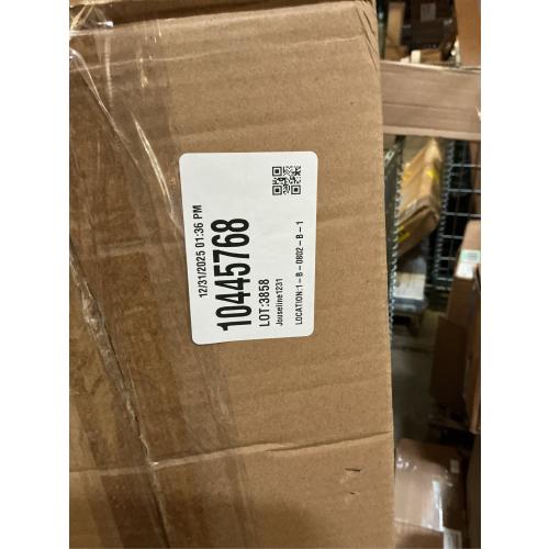 Qcyuui 4FT LED Light Fixture 60W Dimmable Led Ceiling Light Black and Gold Flush Mount Ceiling Light Modern Light Fixtures Ceiling for Kitchen Closet Garage Office Hallway