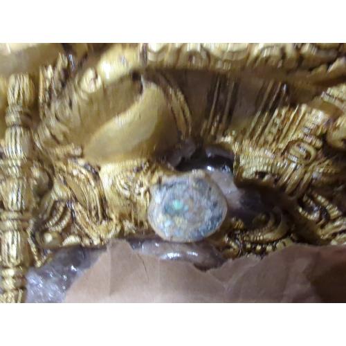 eSplanade - Brass Radha Krishna - Big Size - Brass Radha Idol Statue Sculpture  (Krishna Antique)