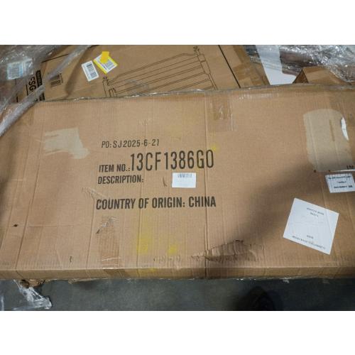 Metal Free Standing Adjustable Display Stand Scroll Easel with Chain Support, White Easel Stand for Sign, Wedding, Picture Frame. (No Installation Required)