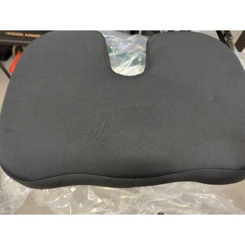 Memory Foam Seat Cushion, , Black, Non-Slip Bottom, for Office Chair, Car Seat, Wheelchair