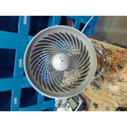 Vornado Pivot5 Whole Room Air Circulator Fan, Quiet, Powerful Fan for Office, Bedroom or Dorm Room, 3 Speeds, Adjustable Axis, Ice White